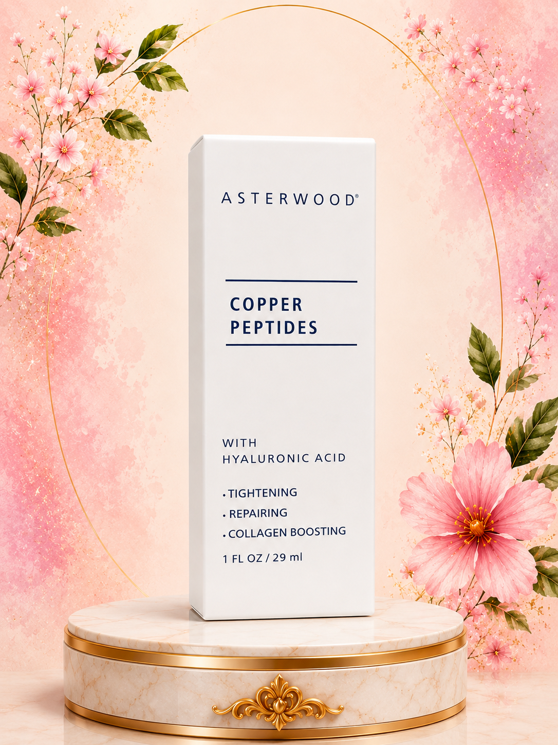 ASTERWOOD COPPER PEPTIDE CON ÁCIDO HIALURONICO 29ml.