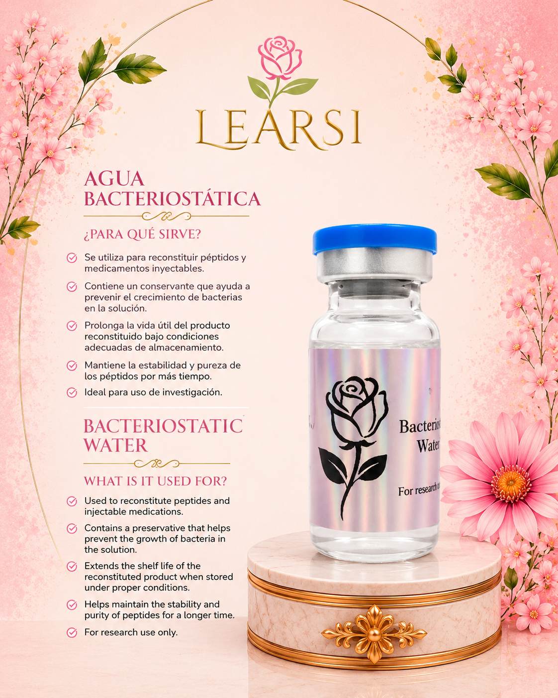 BAC water 10 ml